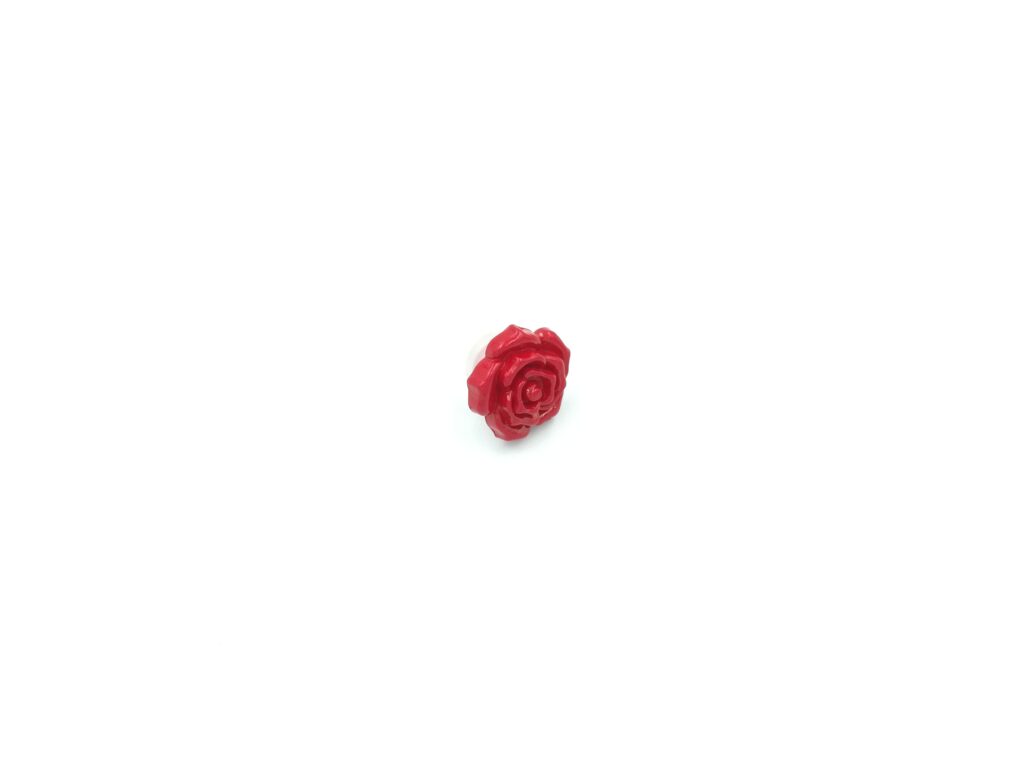 ydcreations handmade glossy red rose flower boutonniere